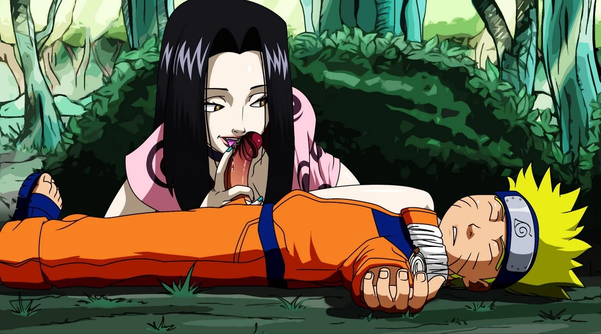 Haku sucks off Naruto porn comic picture 1