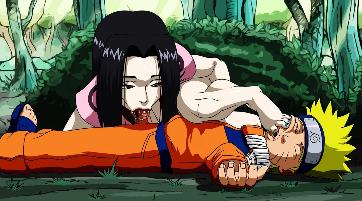 Haku sucks off Naruto porn comic picture 2
