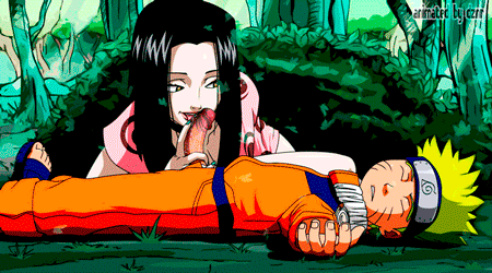 Haku sucks off Naruto porn comic picture 3