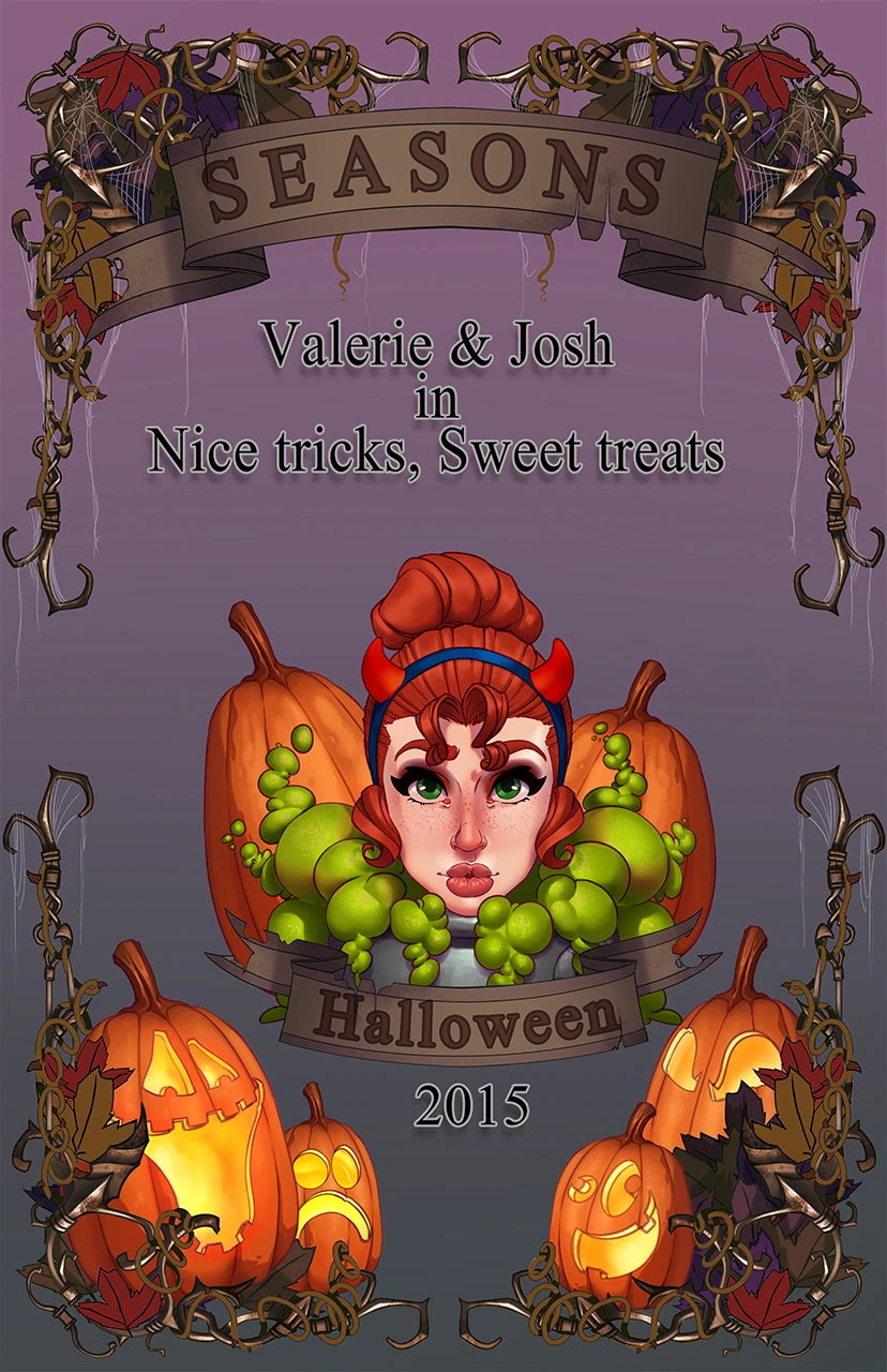 Halloween 2015 - Valerie & Josh in Nice tricks, Sweet treats porn comic picture 1