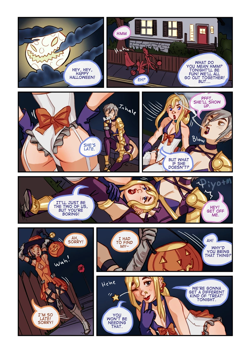 Halloween Monster Fuck! porn comic picture 1