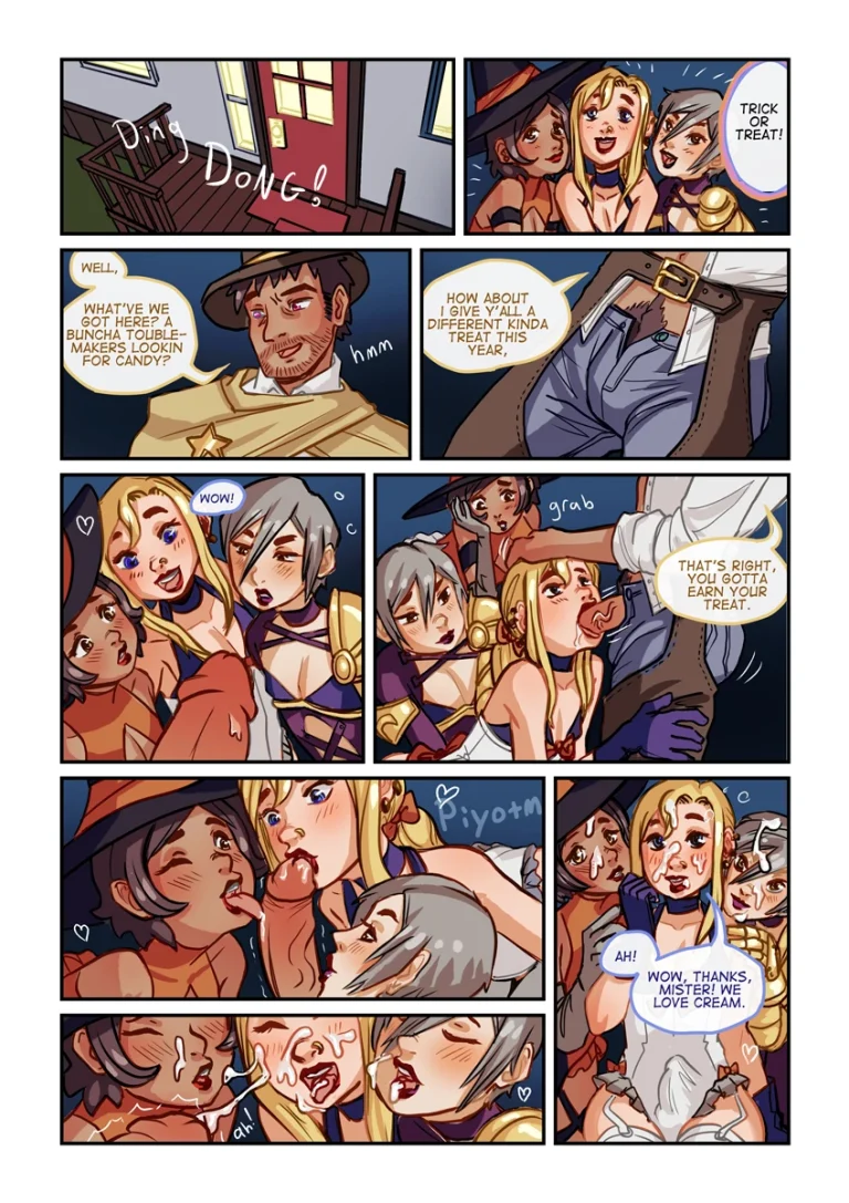 Halloween Monster Fuck! porn comic picture 2
