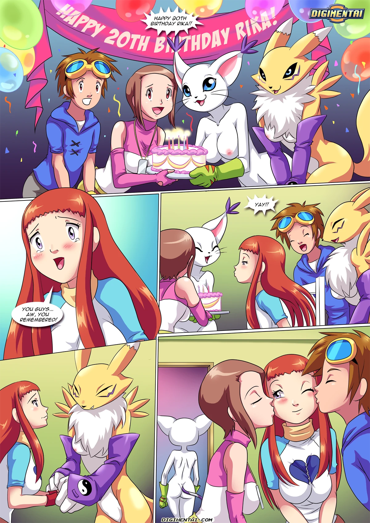 Happy Birthday Rika porn comic picture 2
