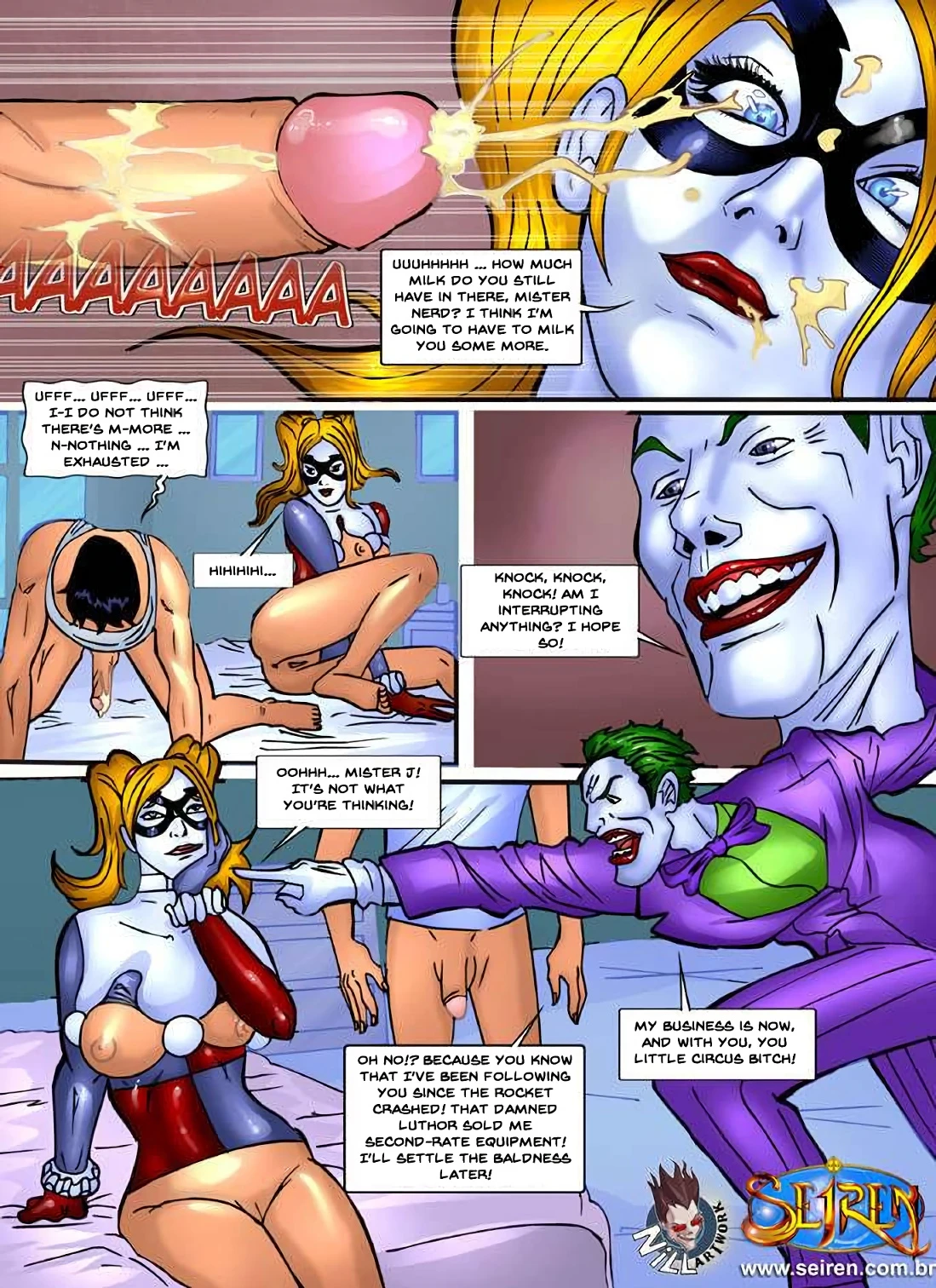 Harlequin porn comic picture 16