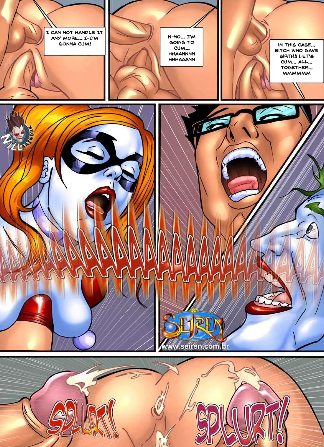 Harlequin porn comic picture 20