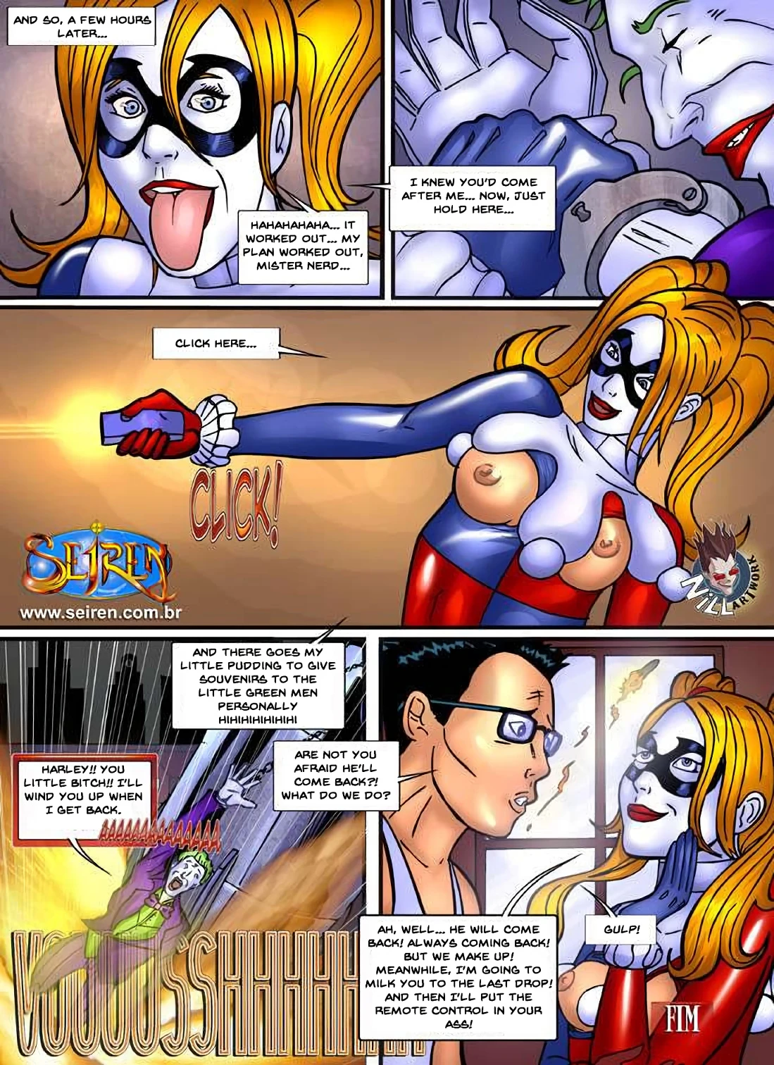 Harlequin porn comic picture 21