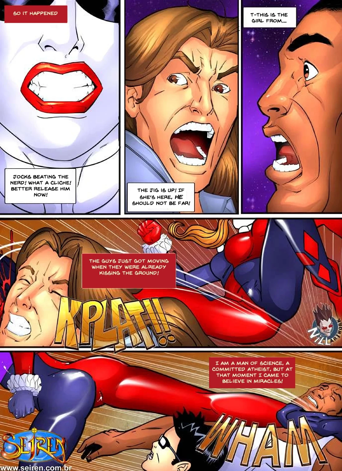 Harlequin porn comic picture 3