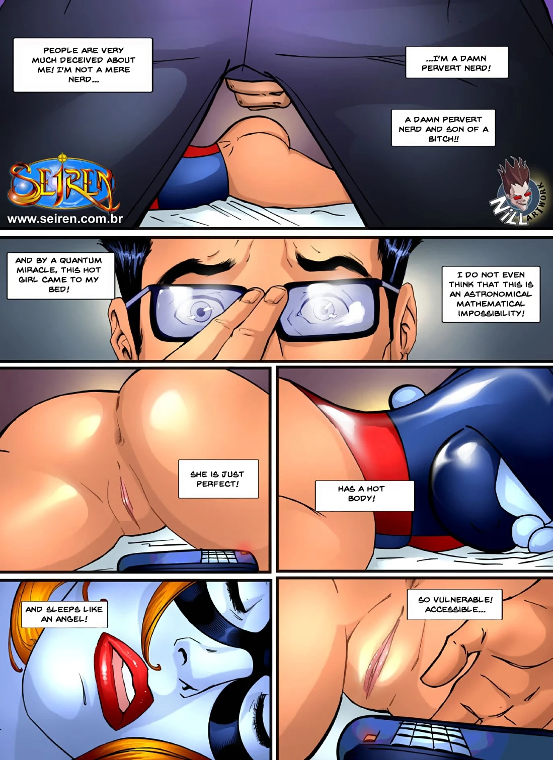 Harlequin porn comic picture 6