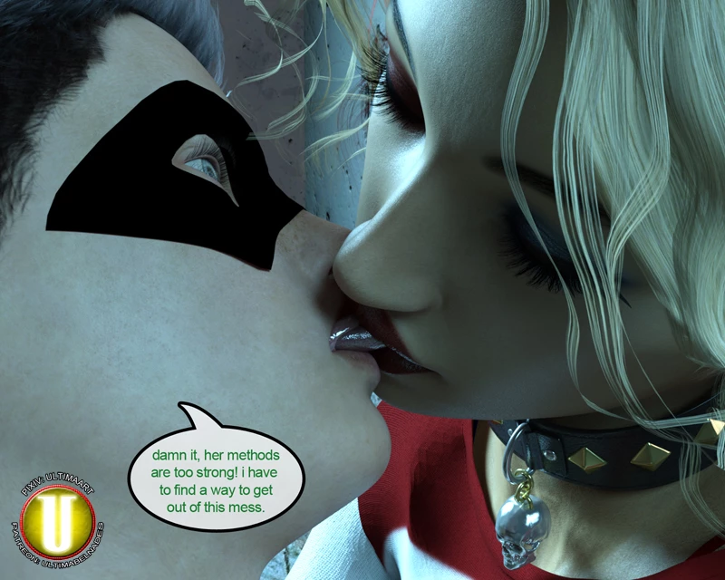 Harley and Robin porn comic picture 10