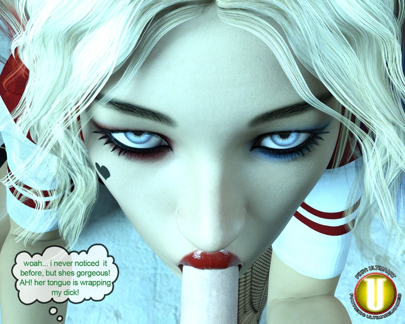 Harley and Robin porn comic picture 17