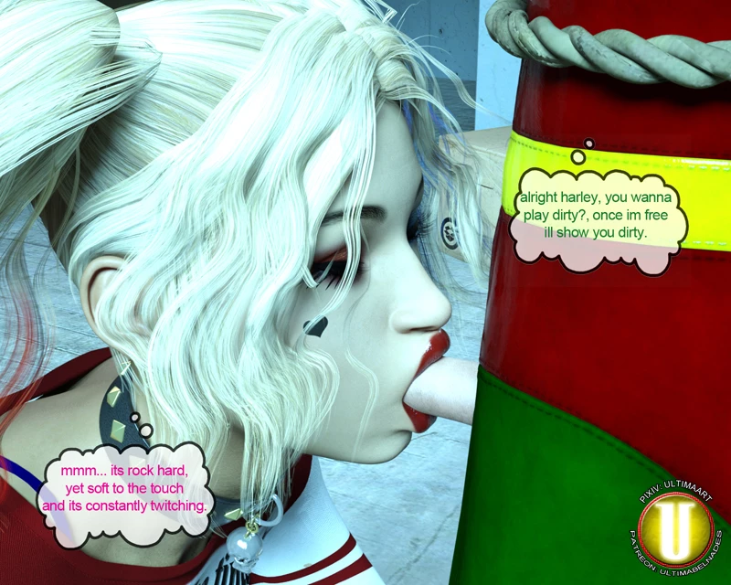 Harley and Robin porn comic picture 19