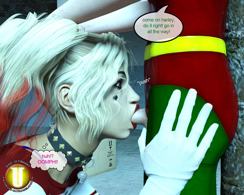 Harley and Robin porn comic picture 20