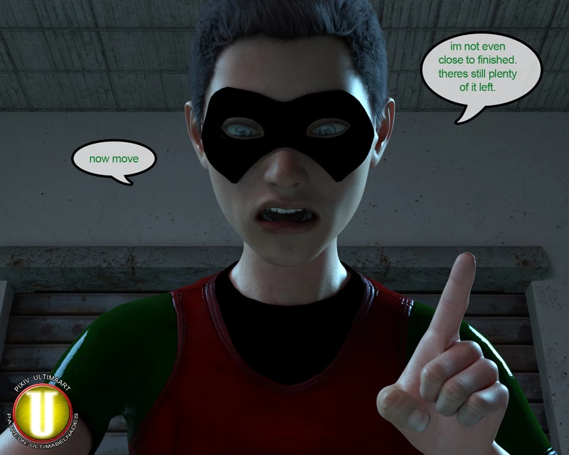 Harley and Robin porn comic picture 36