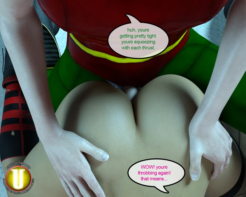 Harley and Robin porn comic picture 42