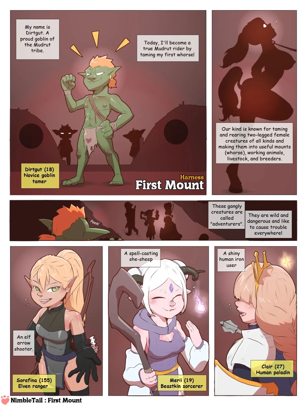 Harness: First Mount porn comic picture 1