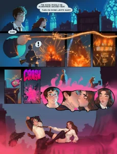 Harry and Hermione in the Room of Requirements porn comic picture 1