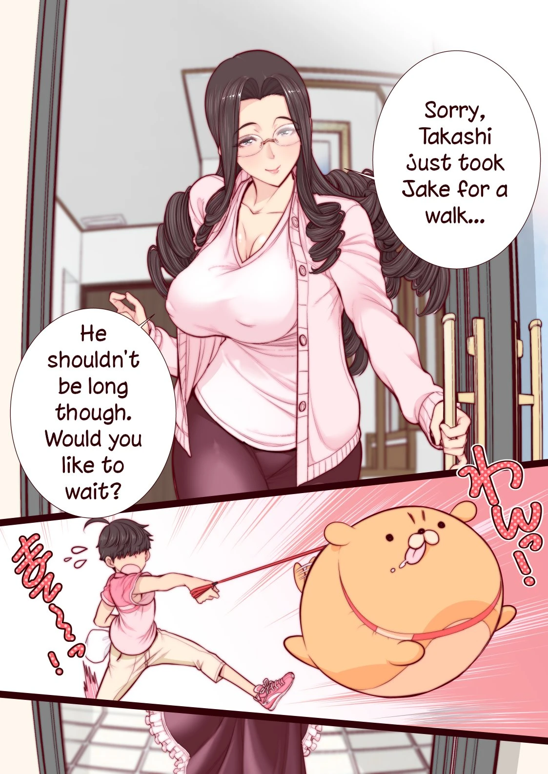 Having Hide and Seek Sex With Takashi-kun's Mom porn comic picture 5