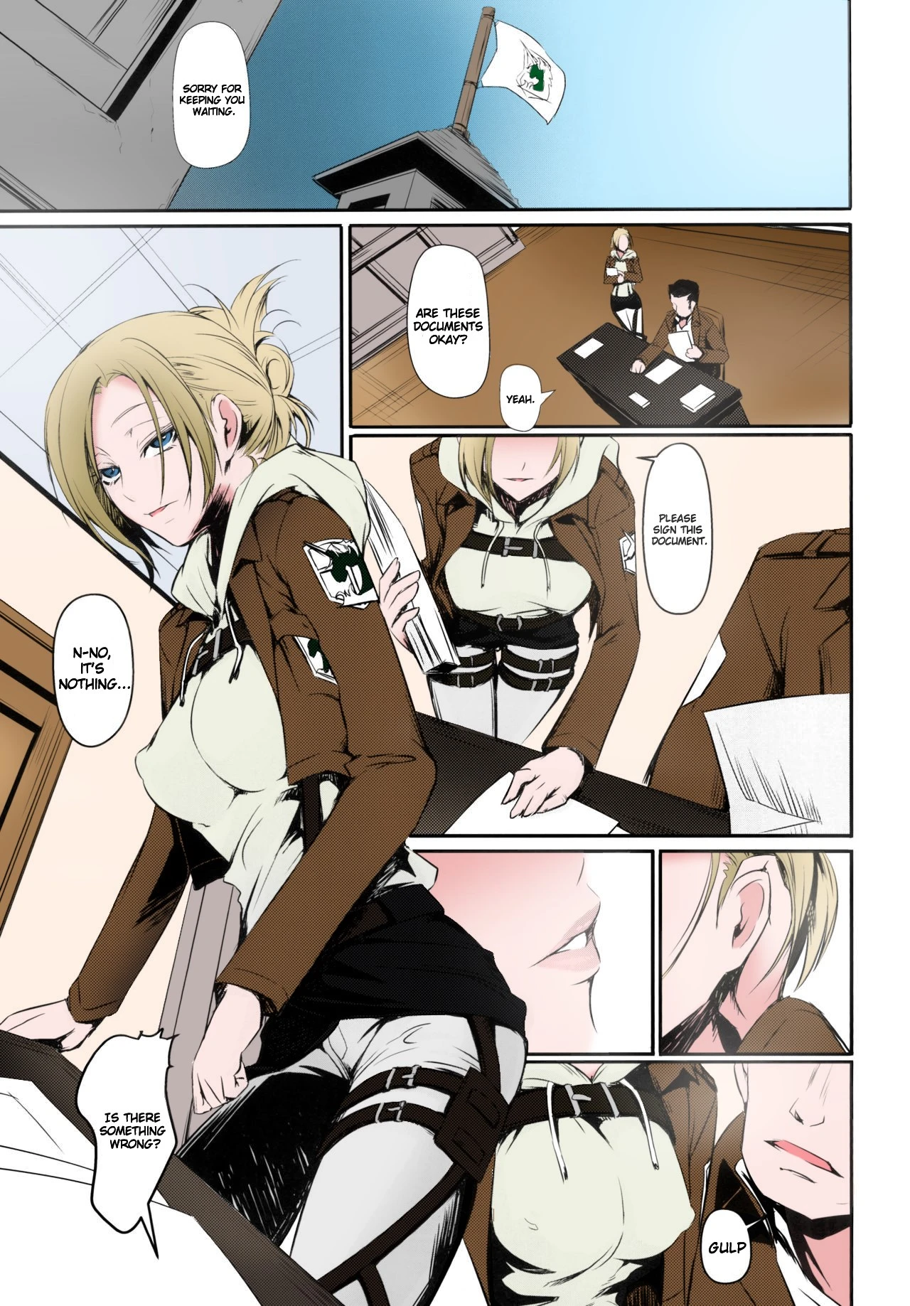 Hekinai Chousa (colorized) porn comic picture 4