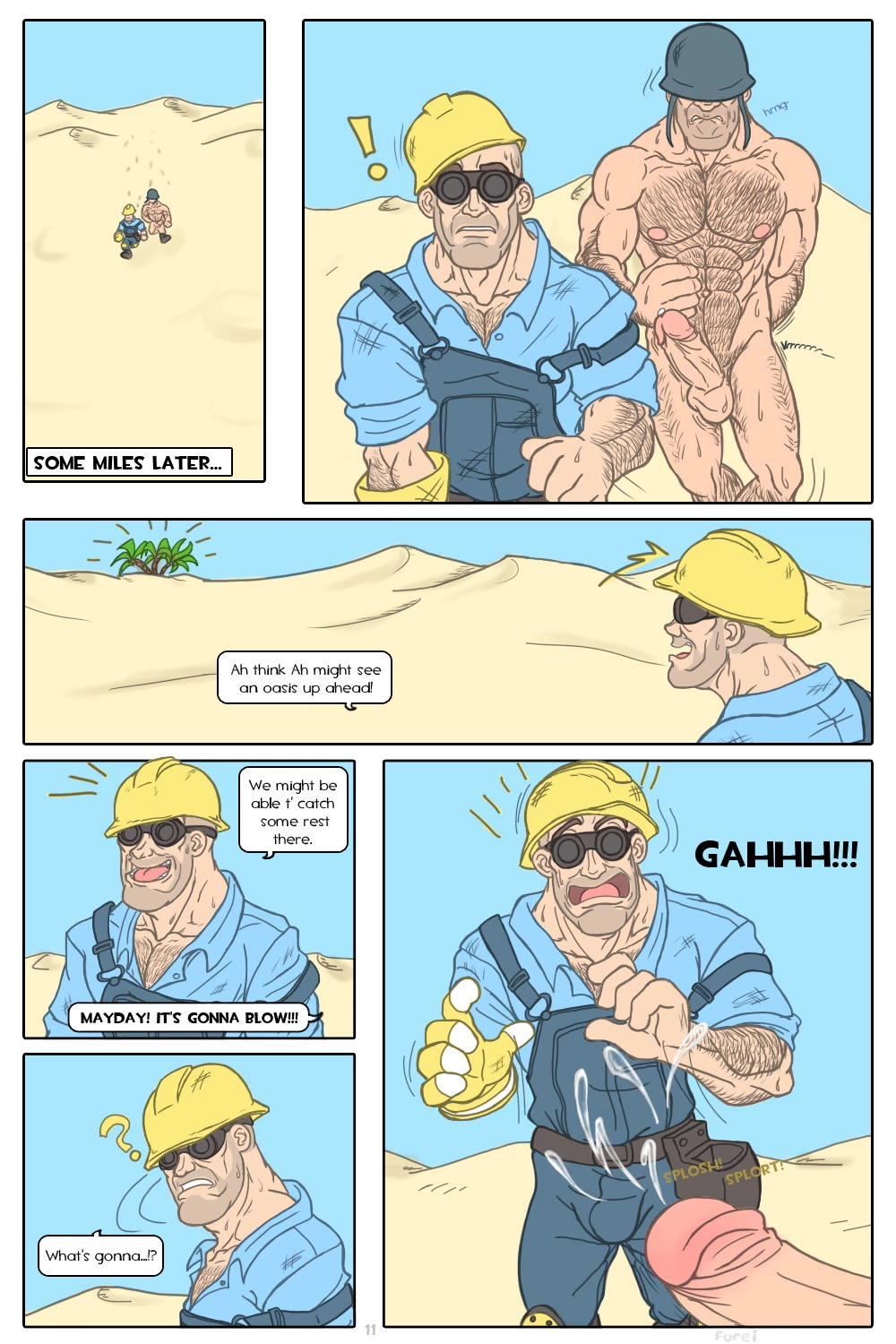 Helmet Party porn comic picture 11