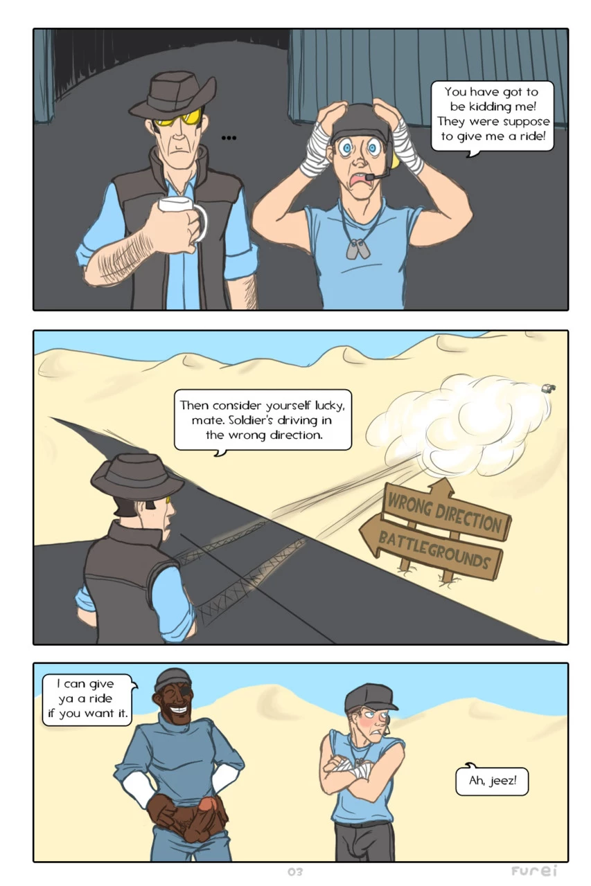 Helmet Party porn comic picture 3