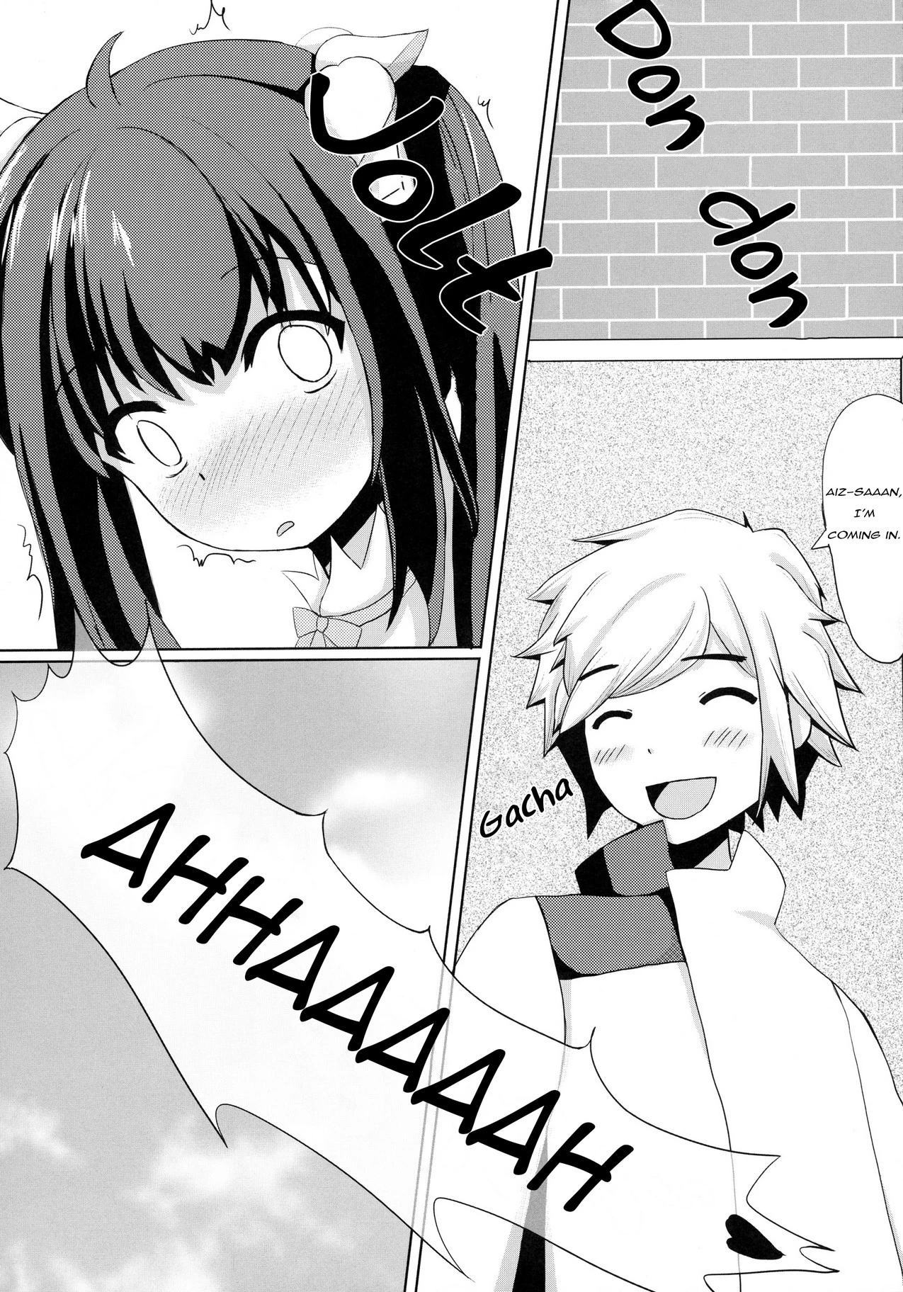 Hestia x Aiz porn comic picture 12