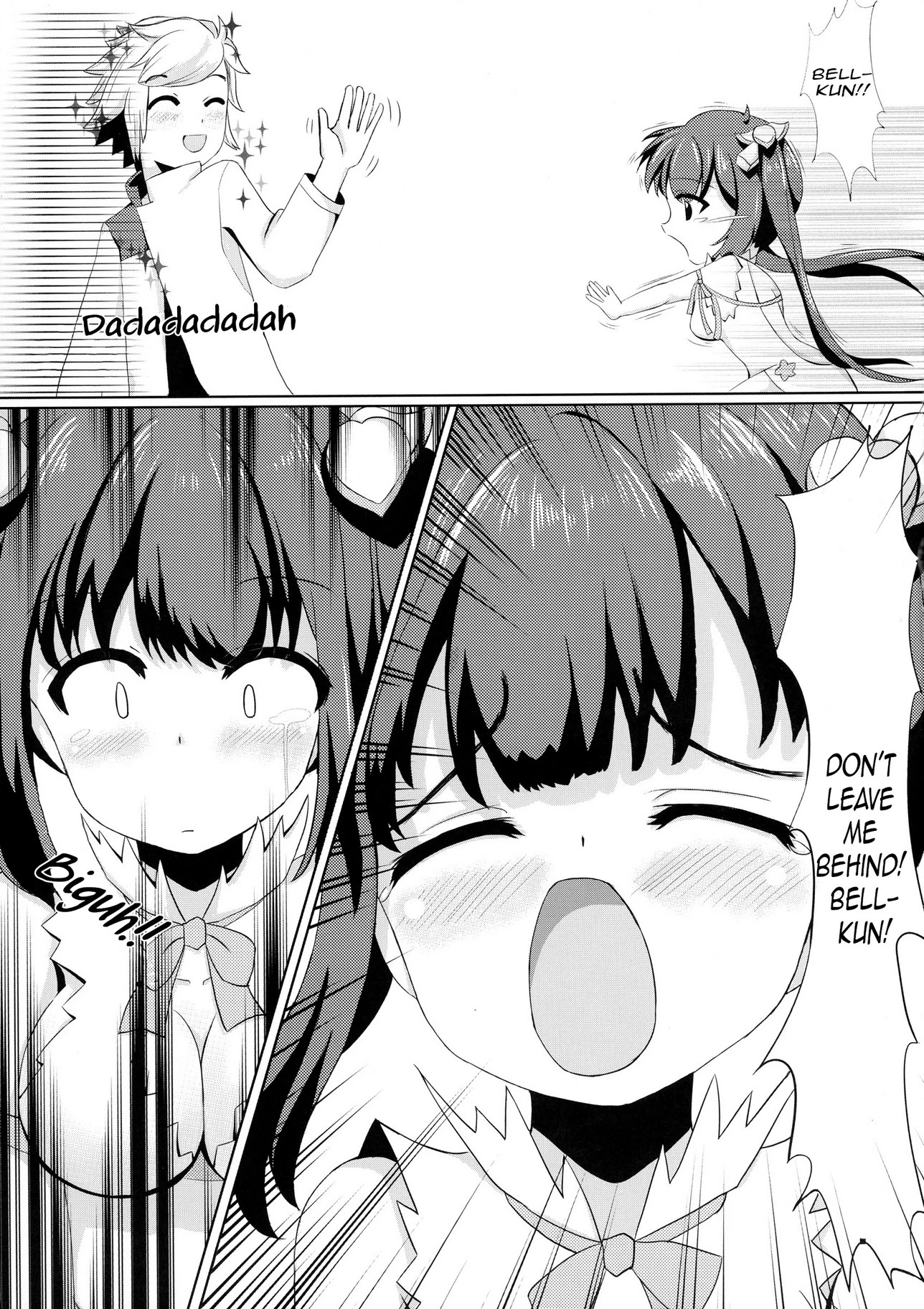 Hestia x Aiz porn comic picture 4