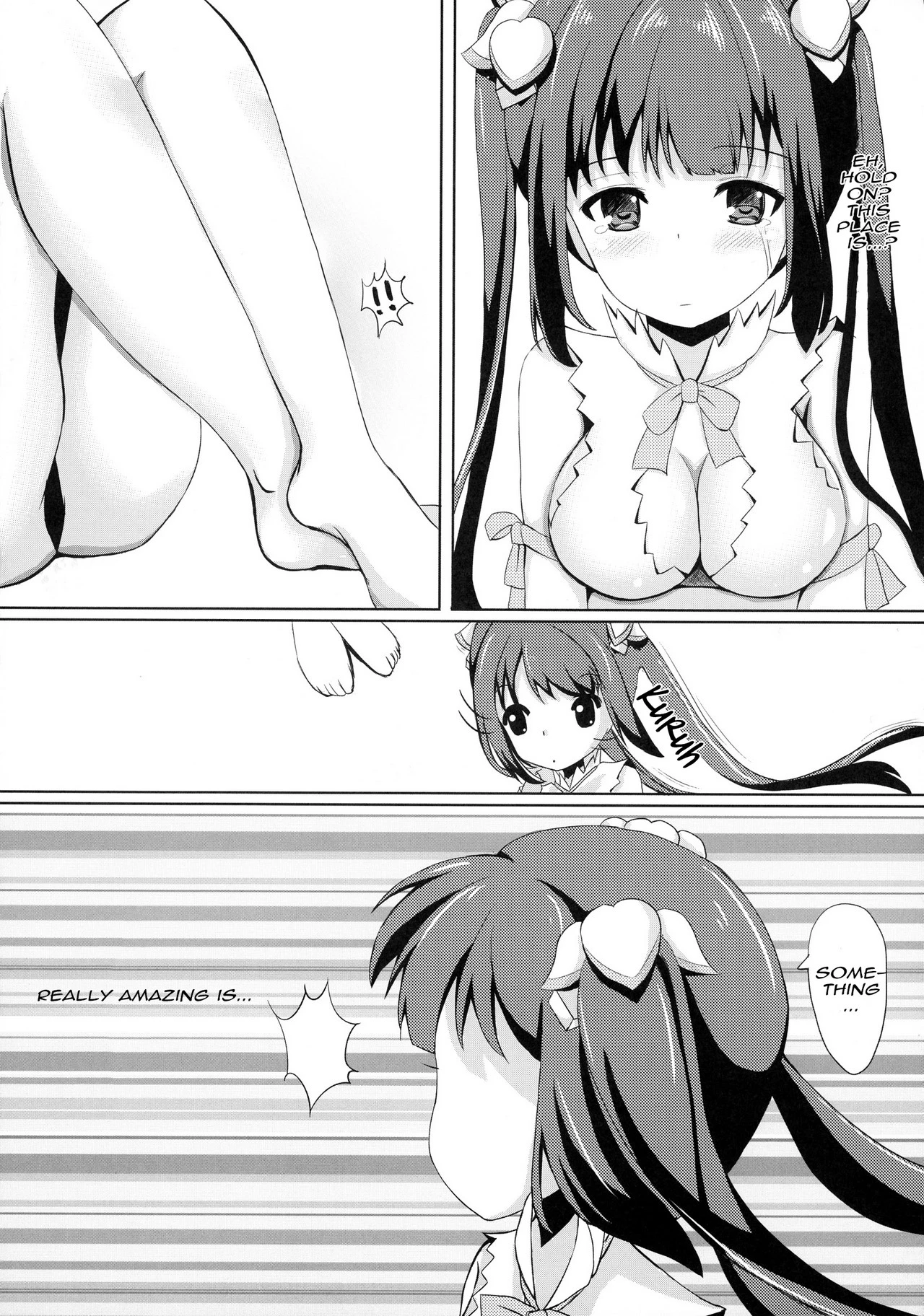 Hestia x Aiz porn comic picture 5