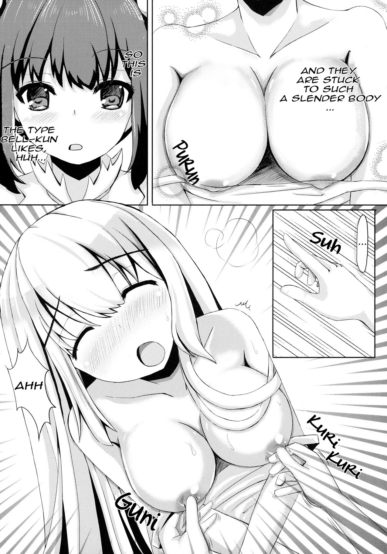 Hestia x Aiz porn comic picture 7
