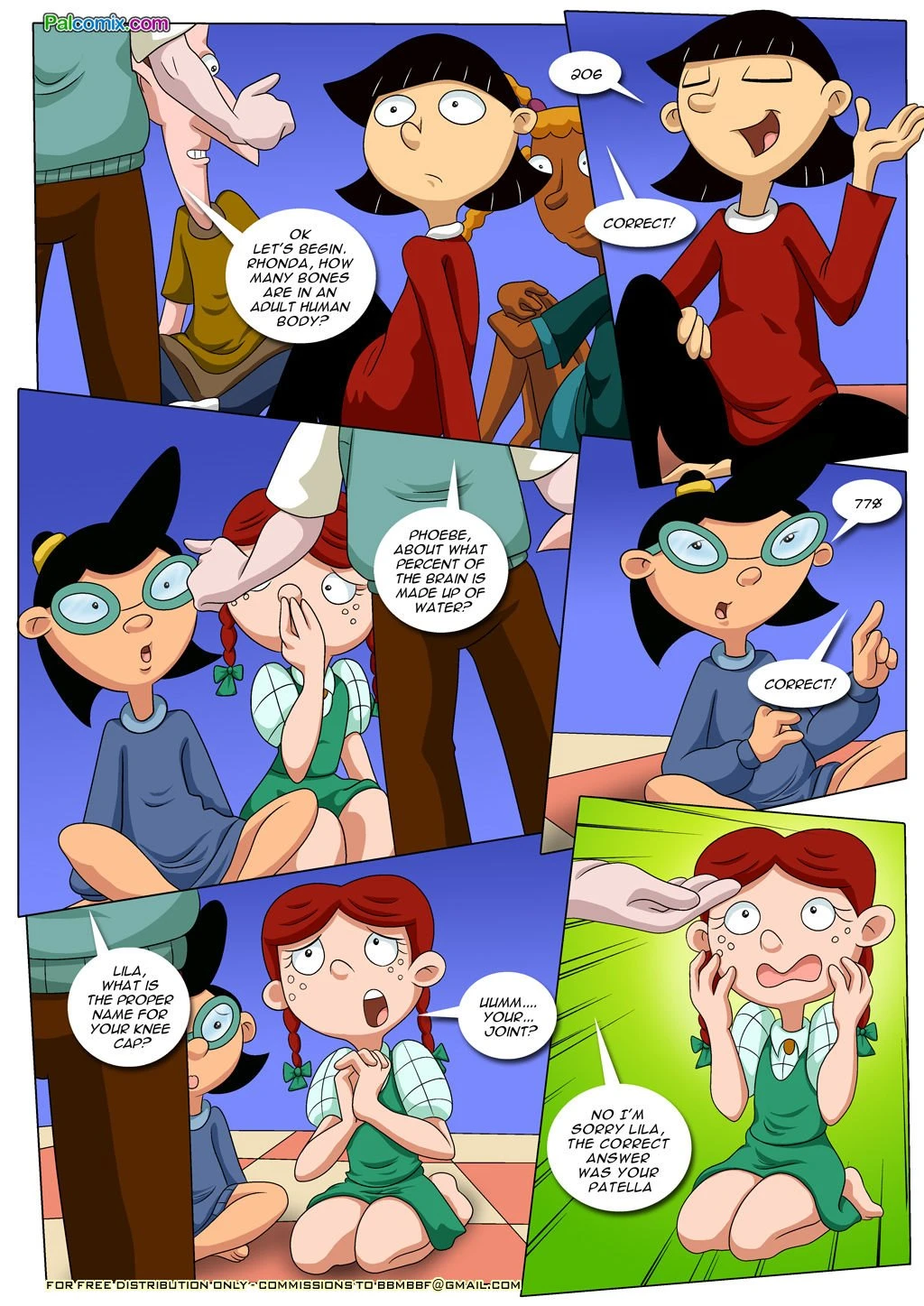 Hey Arnold - Pop Quiz porn comic picture 4