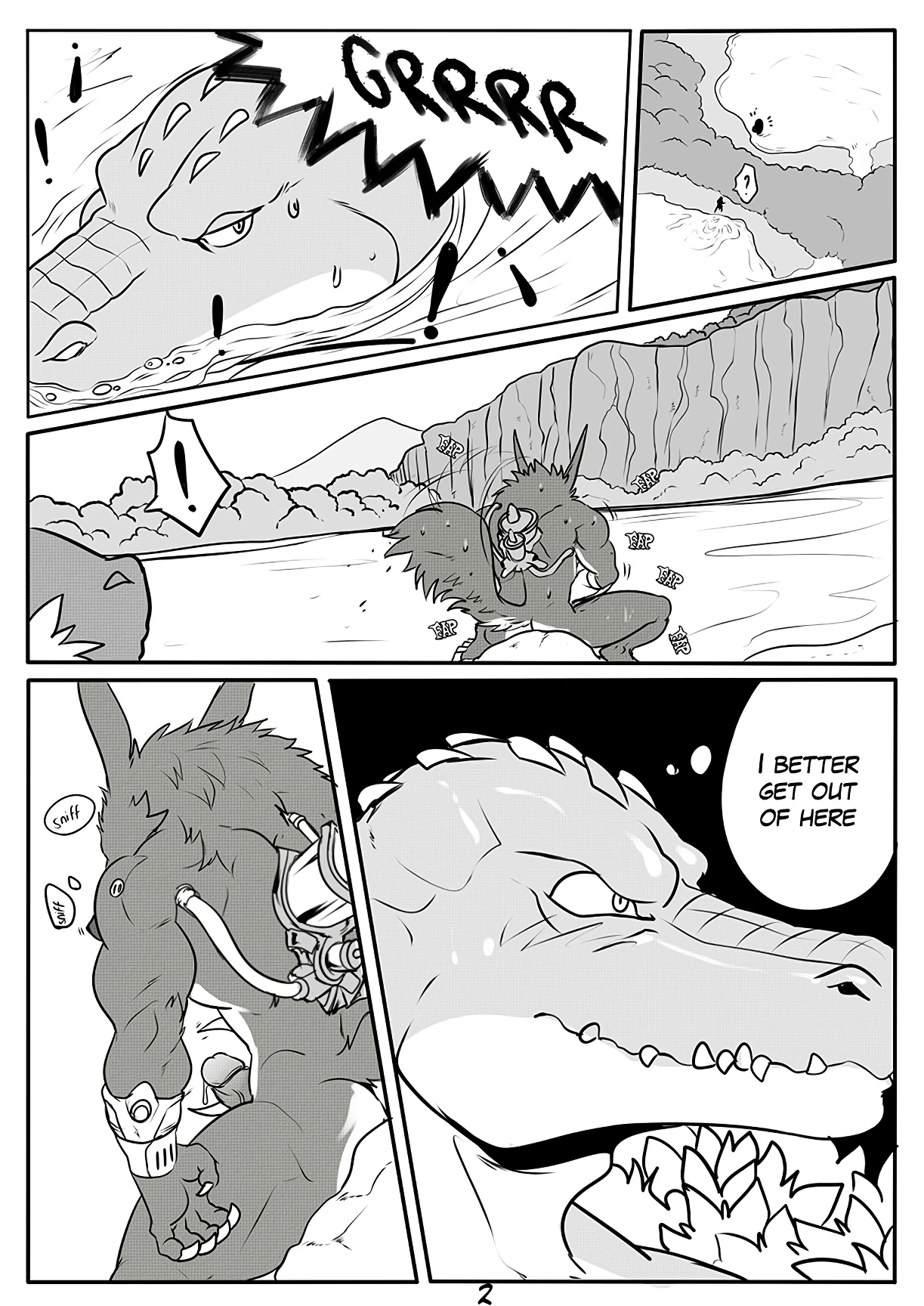 Hidden in the bushes porn comic picture 3