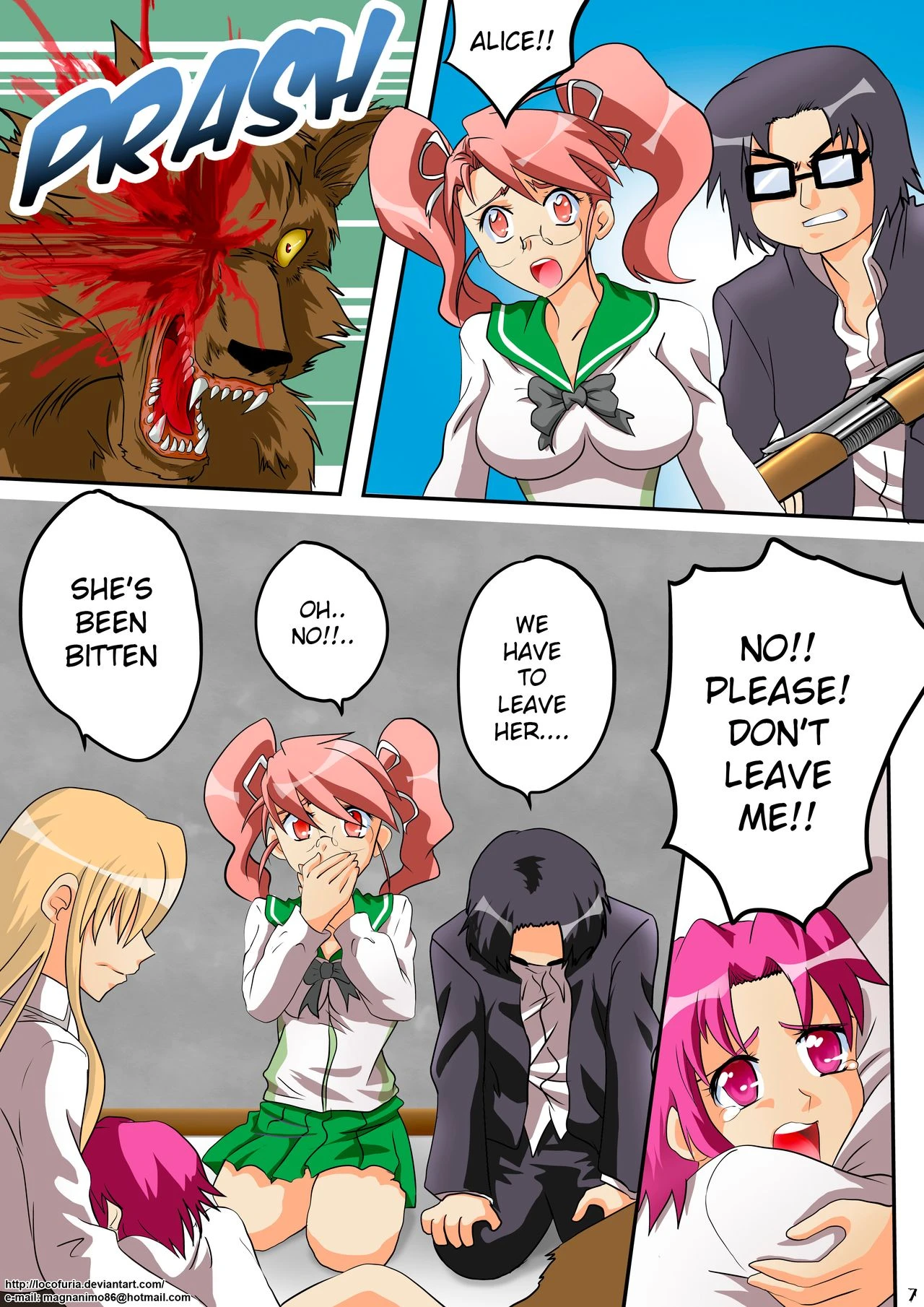 Highschool of the Werewolf porn comic picture 10