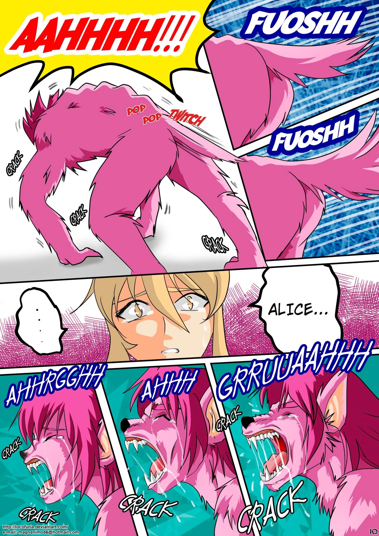 Highschool of the Werewolf porn comic picture 13