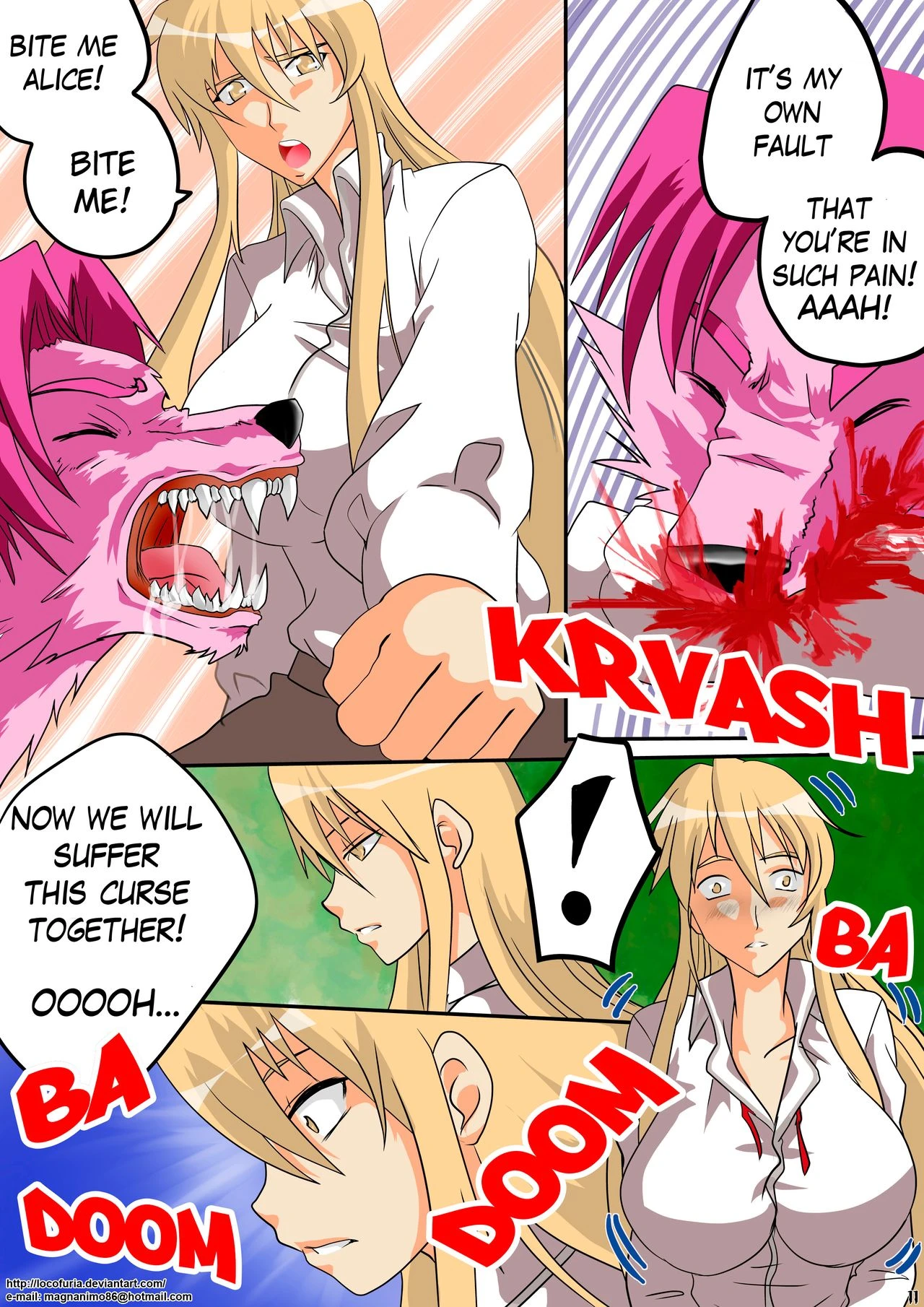 Highschool of the Werewolf porn comic picture 14