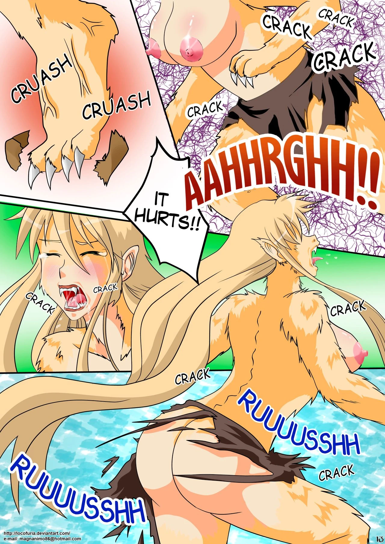 Highschool of the Werewolf porn comic picture 16