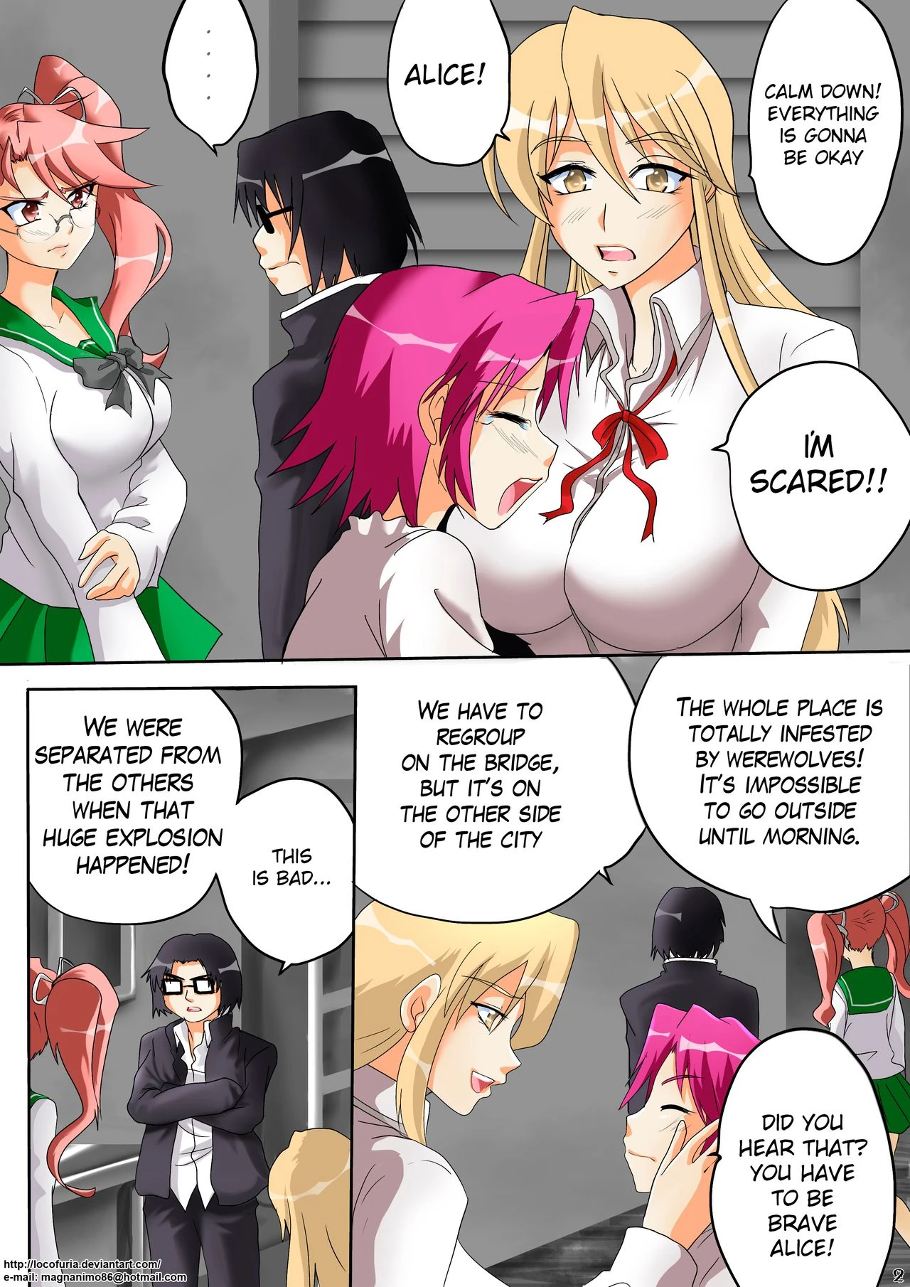 Highschool of the Werewolf porn comic picture 5