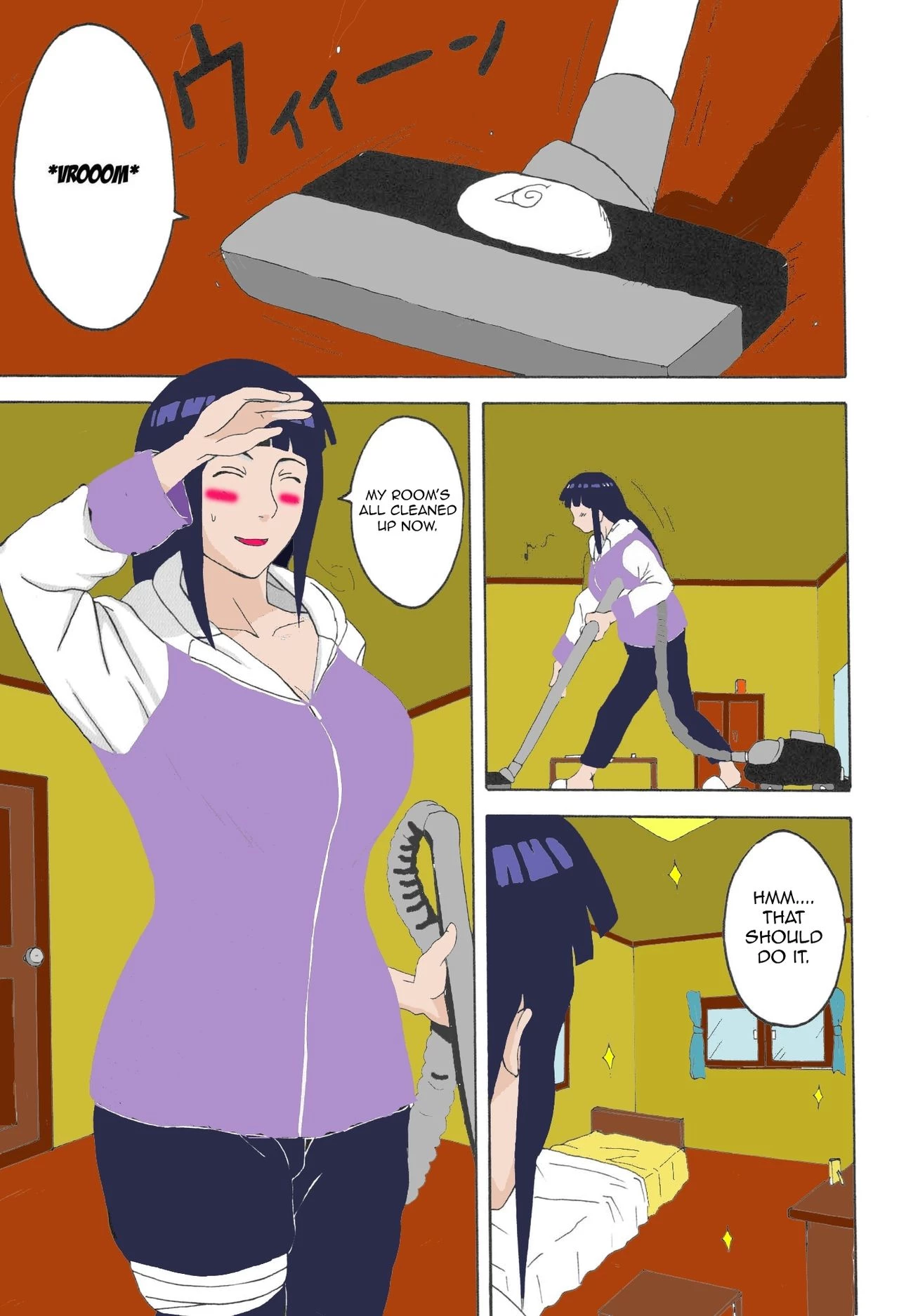 Hinata Fight 2 (Colored) porn comic picture 4