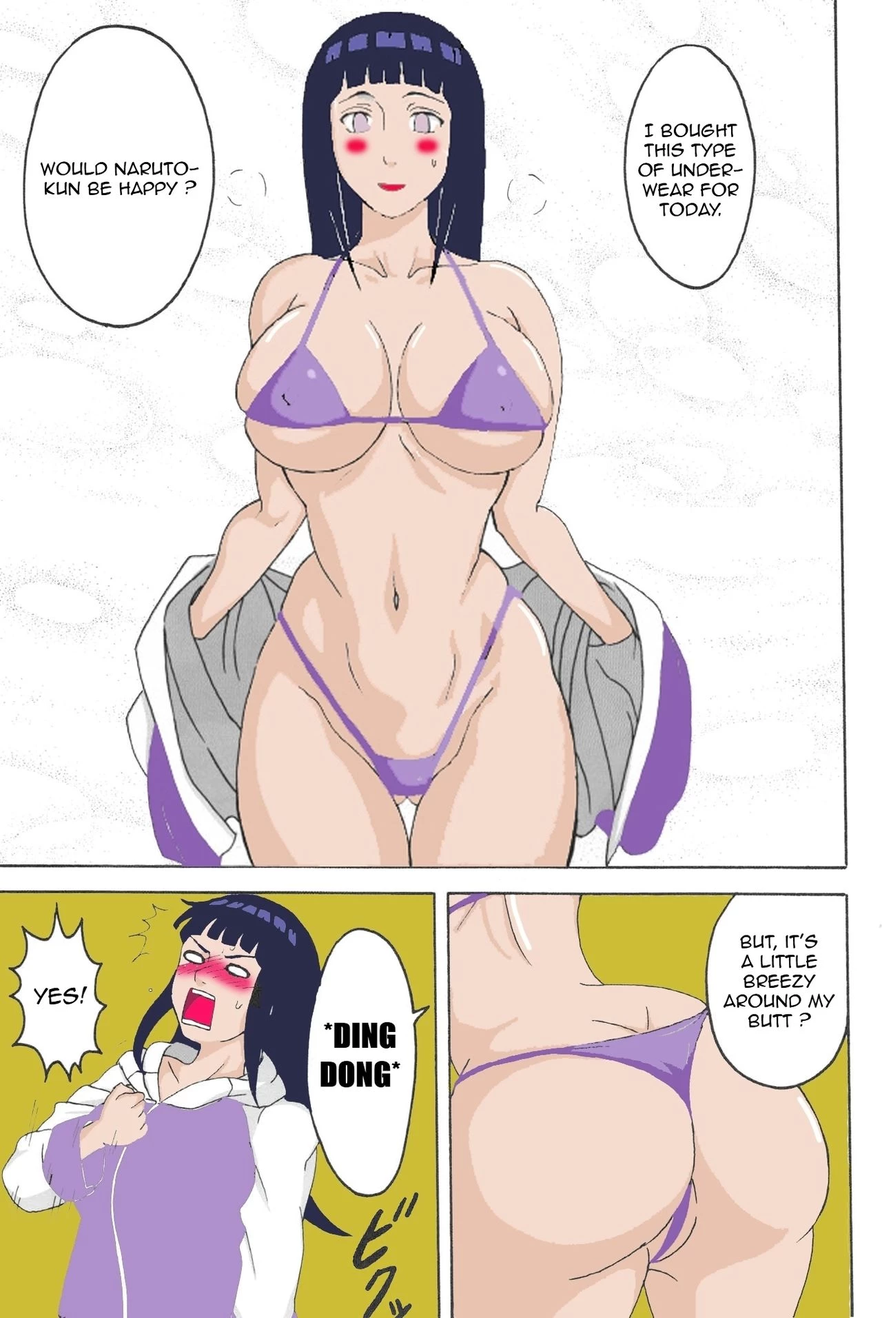 Hinata Fight 2 (Colored) porn comic picture 6