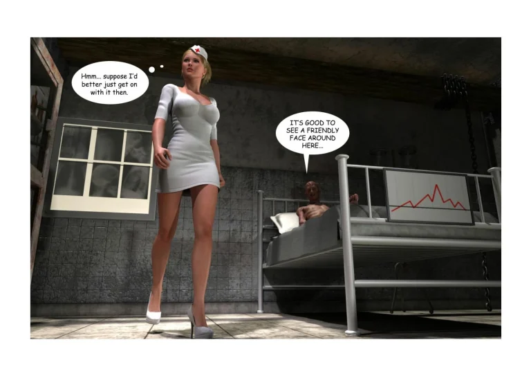 Holly's Freaky Encounters - Night Shift Nurse porn comic picture 11