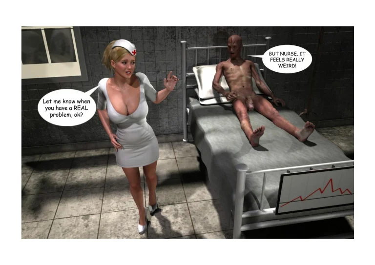 Holly's Freaky Encounters - Night Shift Nurse porn comic picture 24