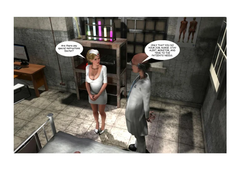 Holly's Freaky Encounters - Night Shift Nurse porn comic picture 3