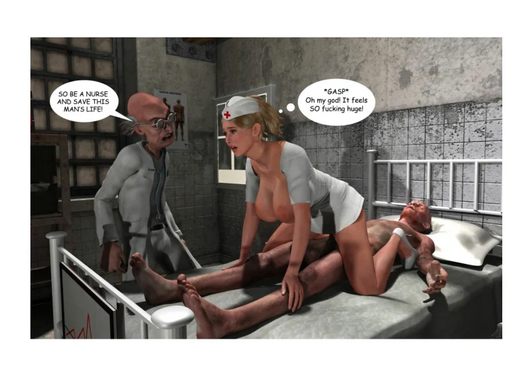 Holly's Freaky Encounters - Night Shift Nurse porn comic picture 55
