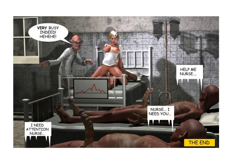 Holly's Freaky Encounters - Night Shift Nurse porn comic picture 73