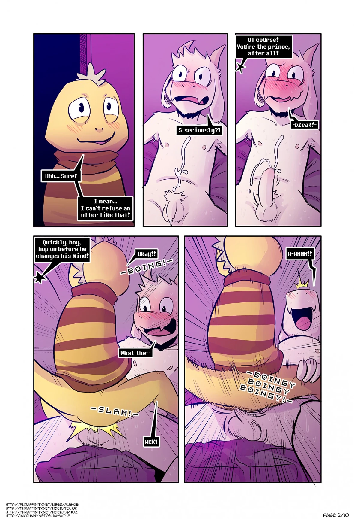 Hopes And Dreemurrs 2 porn comic picture 2