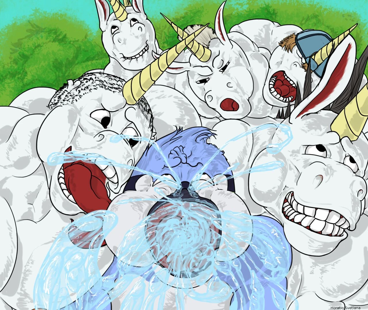 [Horatio_Svetlana] Mordecai and the Unicorns (Regular Show) porn comic picture 31