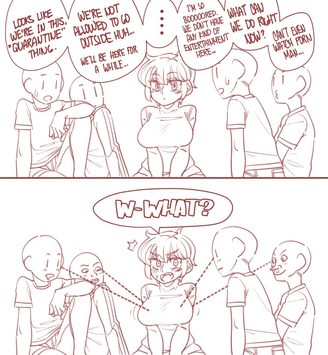 Housemates porn comic picture 6