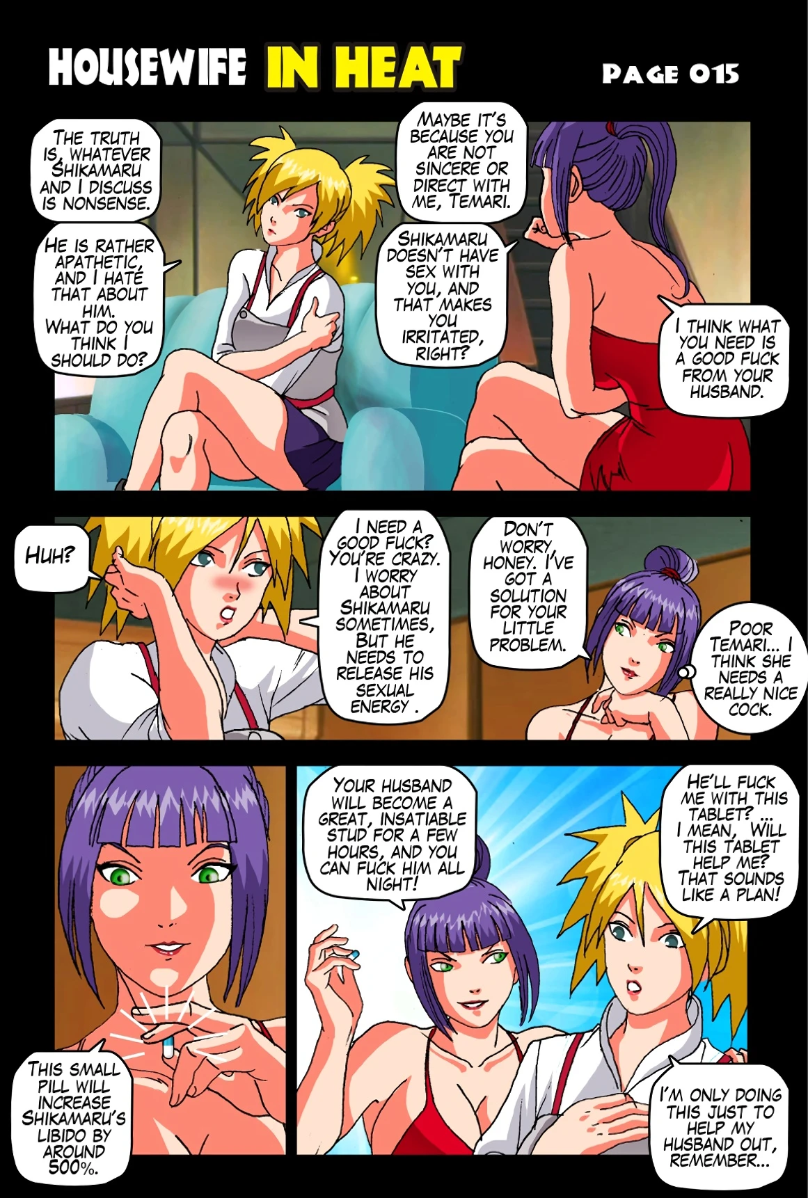Housewife In Heat - Temari porn comic picture 16