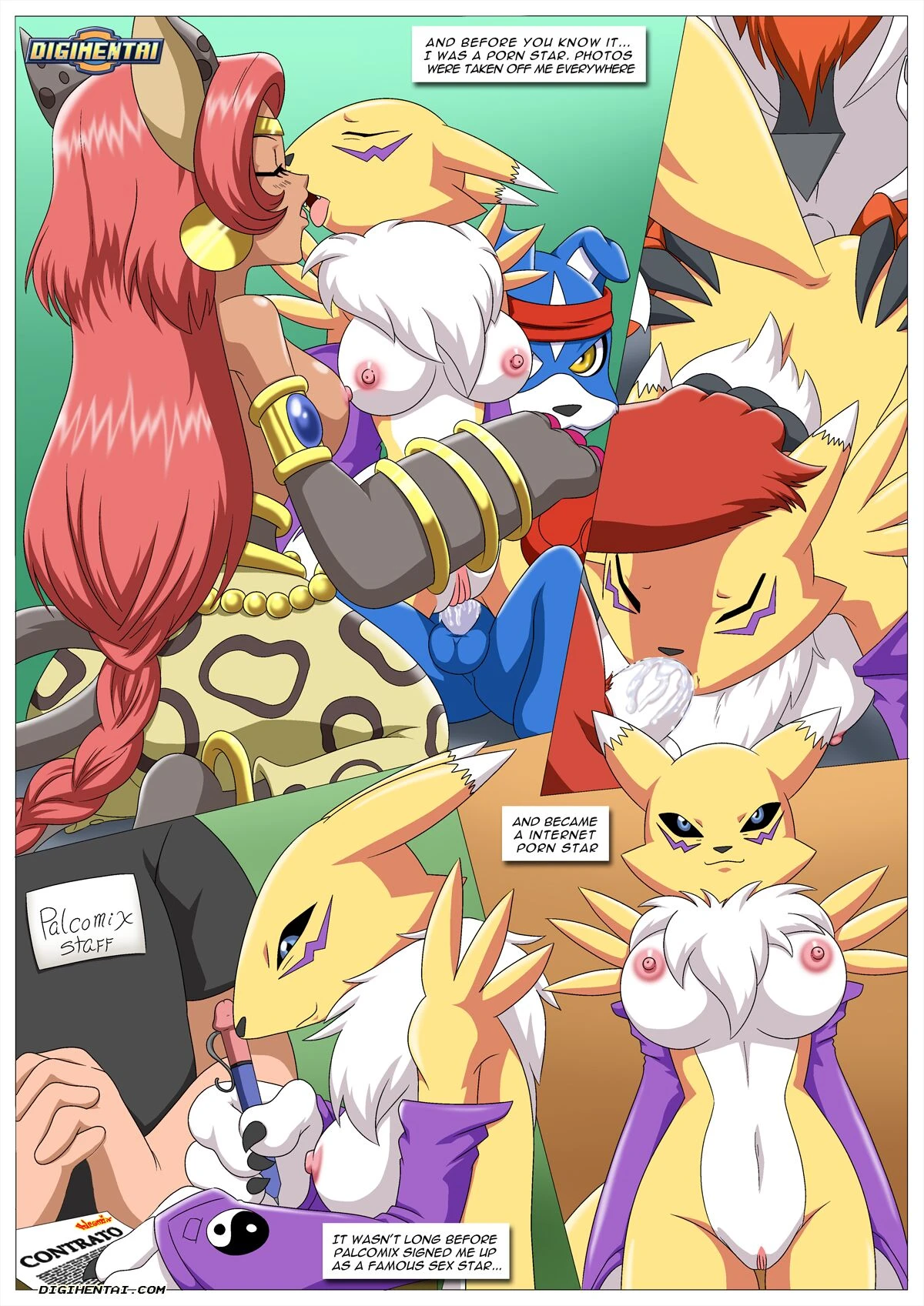How Renamon Became A Sex Idol porn comic picture 9