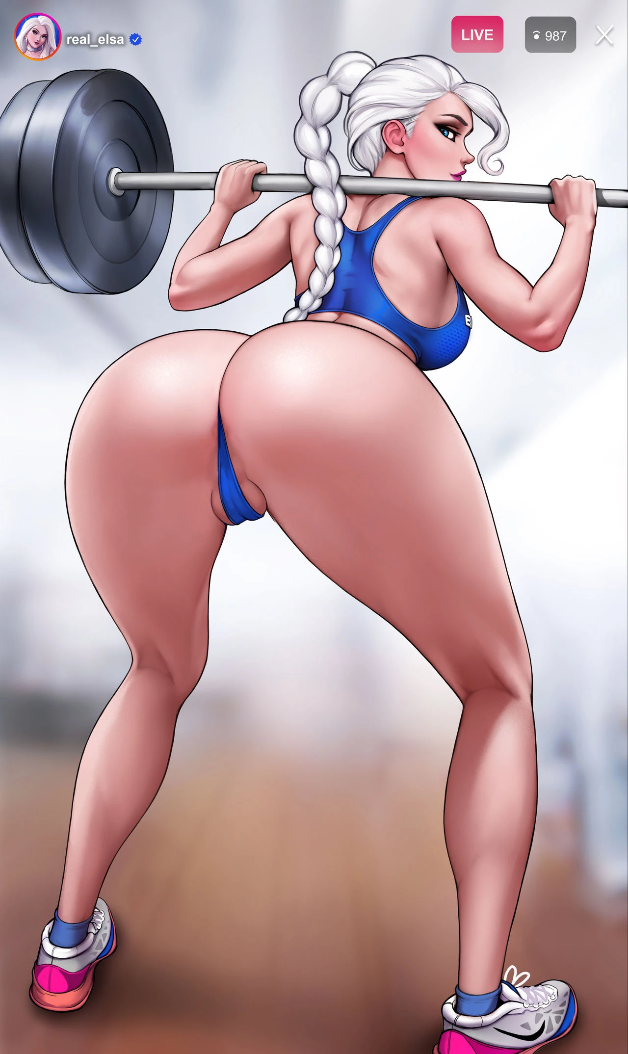 How to train your ass with Elsa (shemale) porn comic picture 11