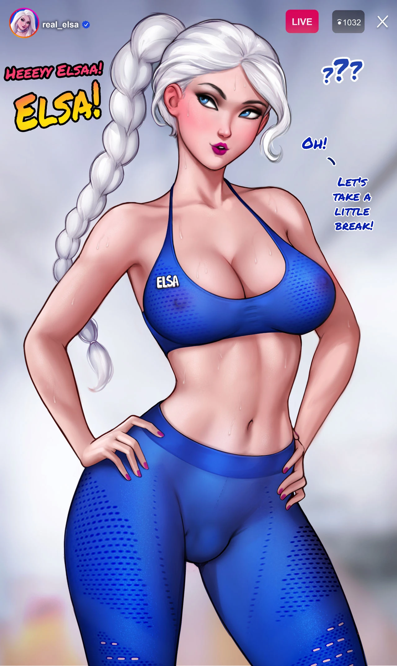 How to train your ass with Elsa (shemale) porn comic picture 13