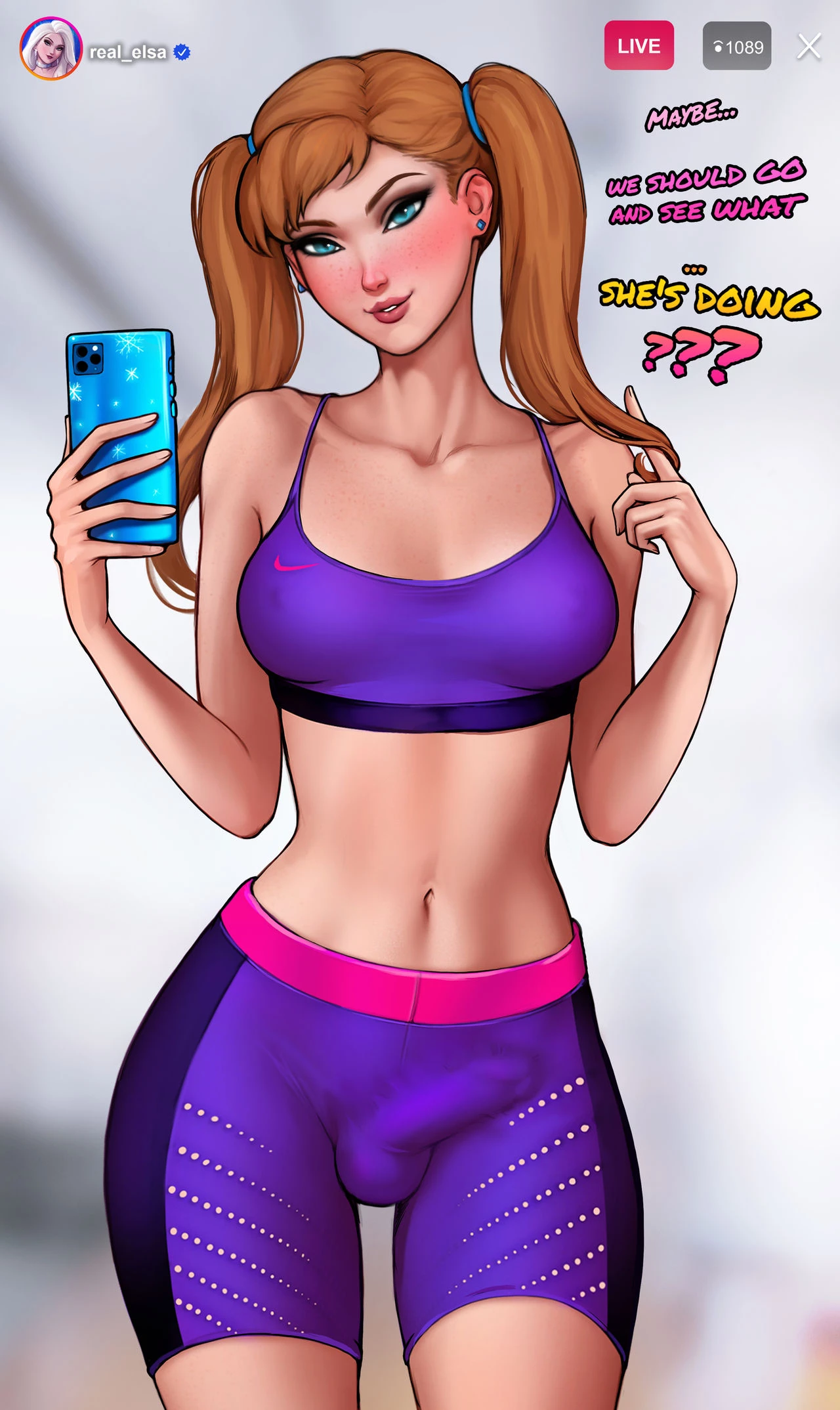 How to train your ass with Elsa (shemale) porn comic picture 14